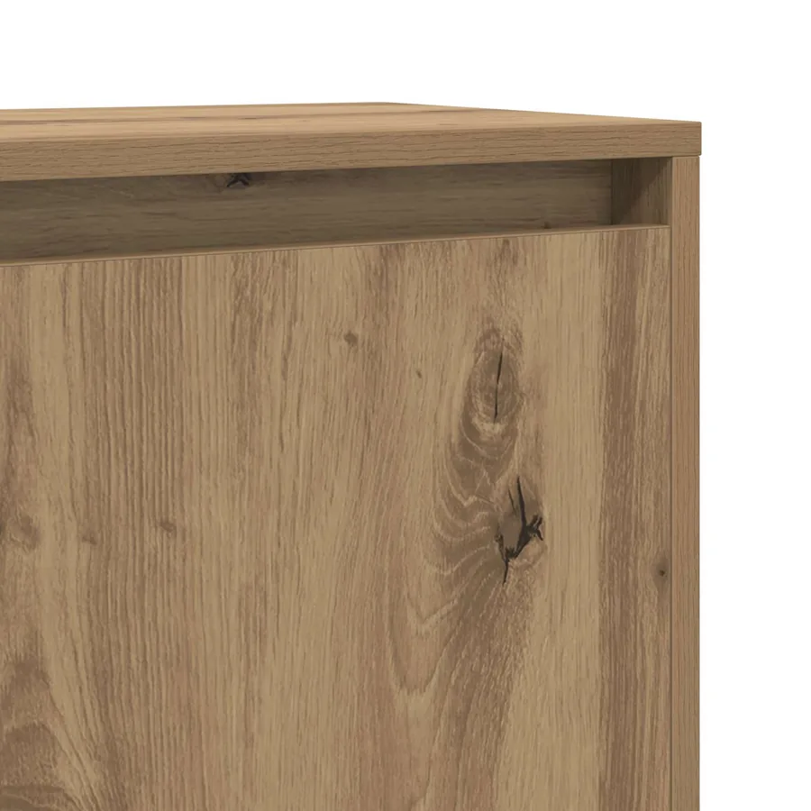 Buffet Chêne artisanal 97 x 29 x 75 cm Bois d'ingénierie - 9