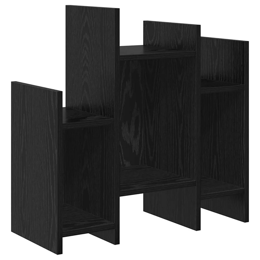 Meuble d'appoint Chêne noir 60 x 26 x 60 cm Bois d'ingénierie - 2