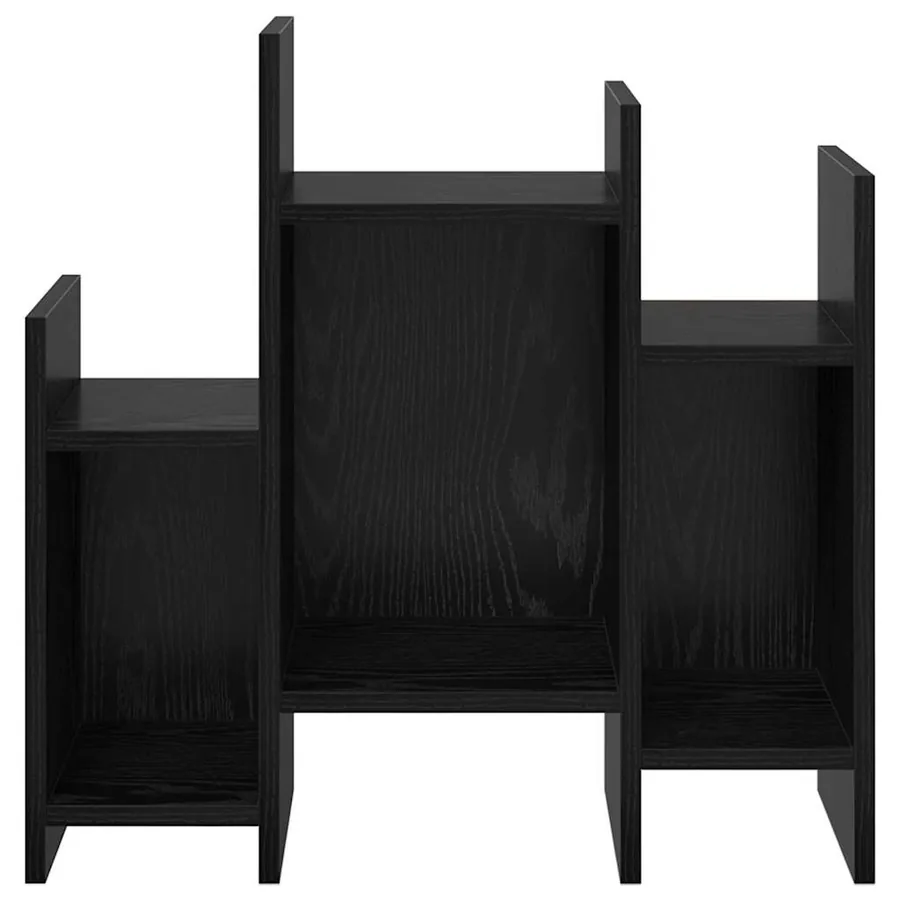 Meuble d'appoint Chêne noir 60 x 26 x 60 cm Bois d'ingénierie - 5
