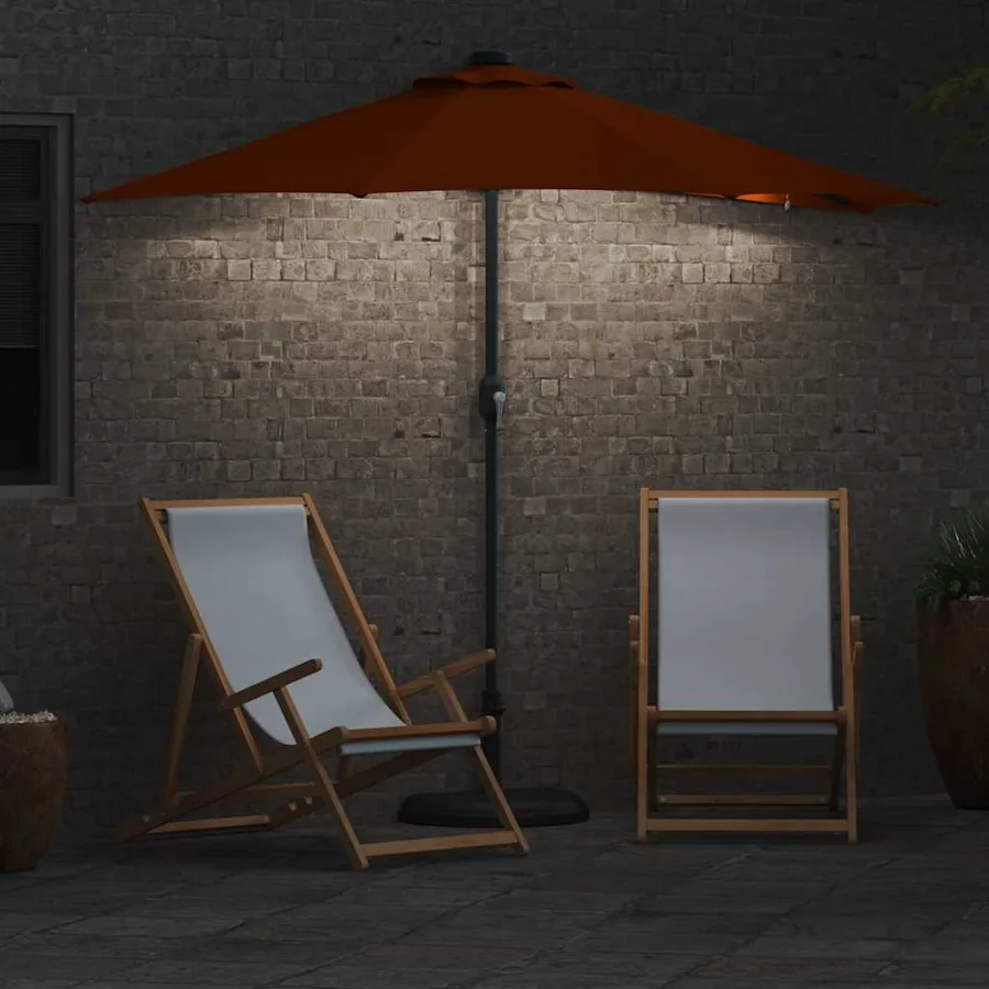 Parasol de jardin Terre cuite 294 x 150 x 223 cm - 4