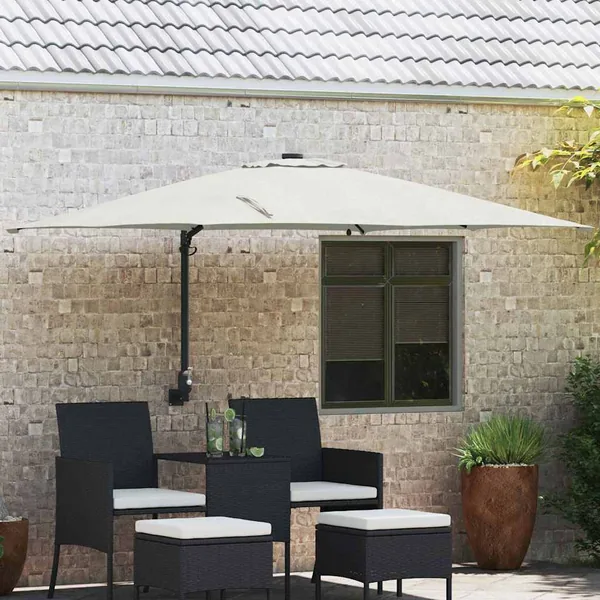 Parasol de jardin Sable 248,5 x 247,5 x 160 cm