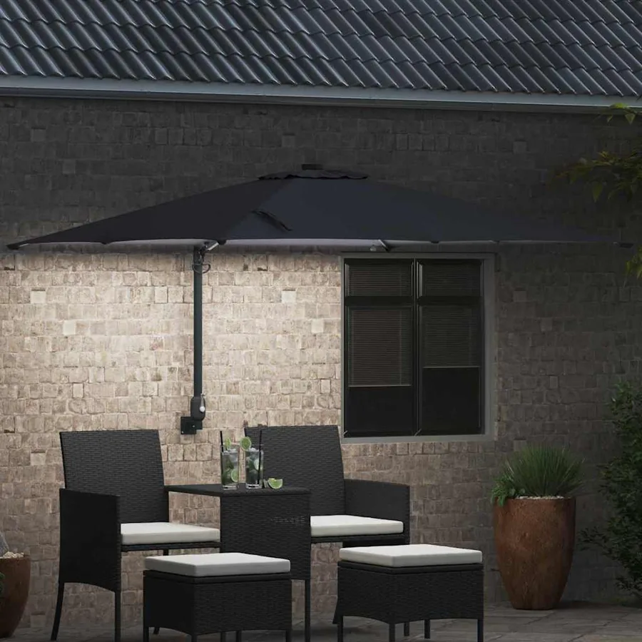 Parasol de jardin Anthracite 248,5 x 247,5 x 160 cm - 3