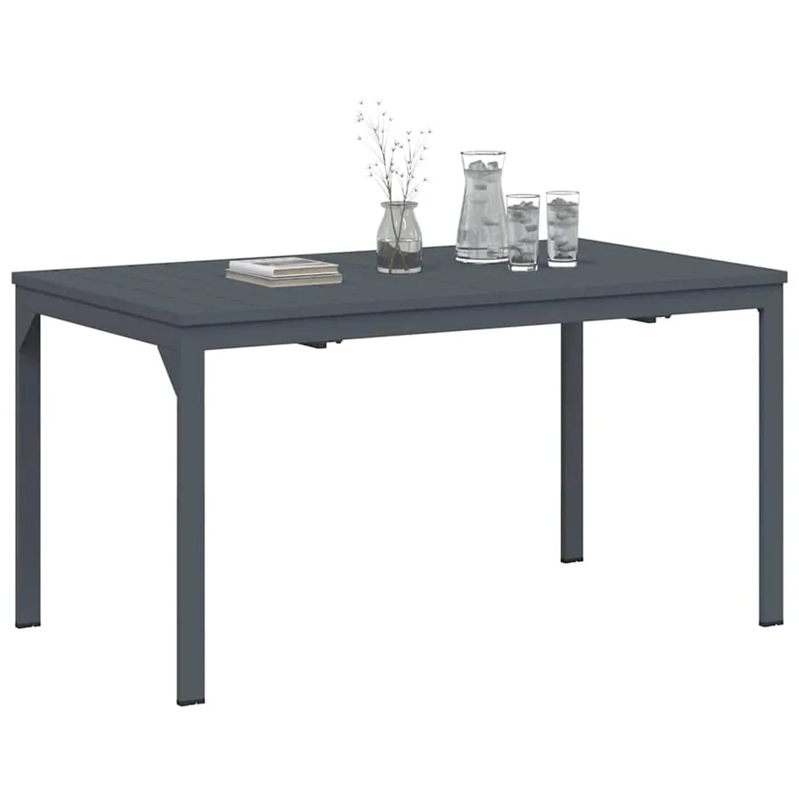 Table de patio Anthracite 180 x 80 x 74 cm - 3