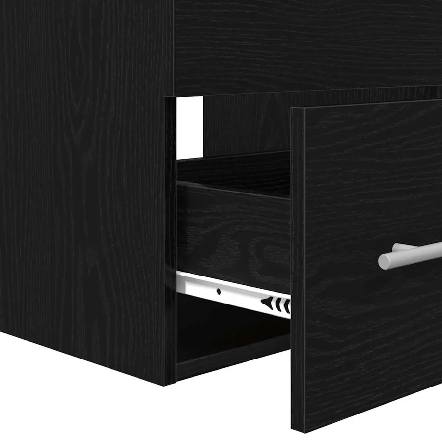 Ensemble de mobilier de salle de bain Noir 41 x 38,5 x 48 cm - 12