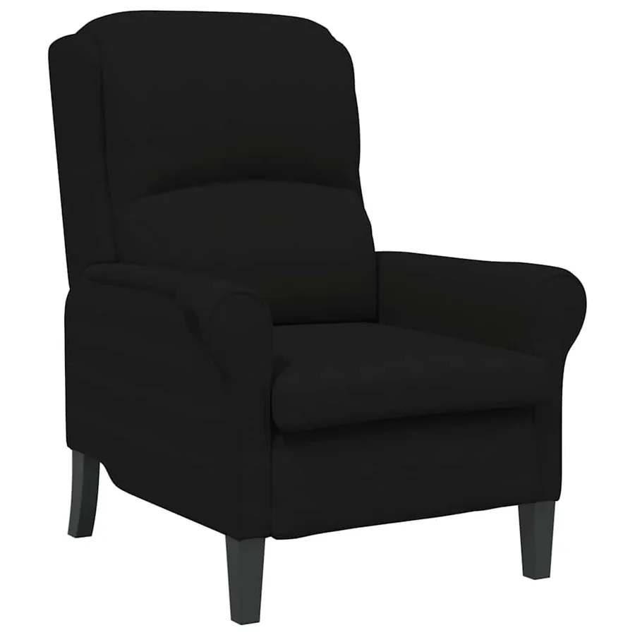 fauteuil Noir 76 x 94 x 102 cm Microfibre - 2