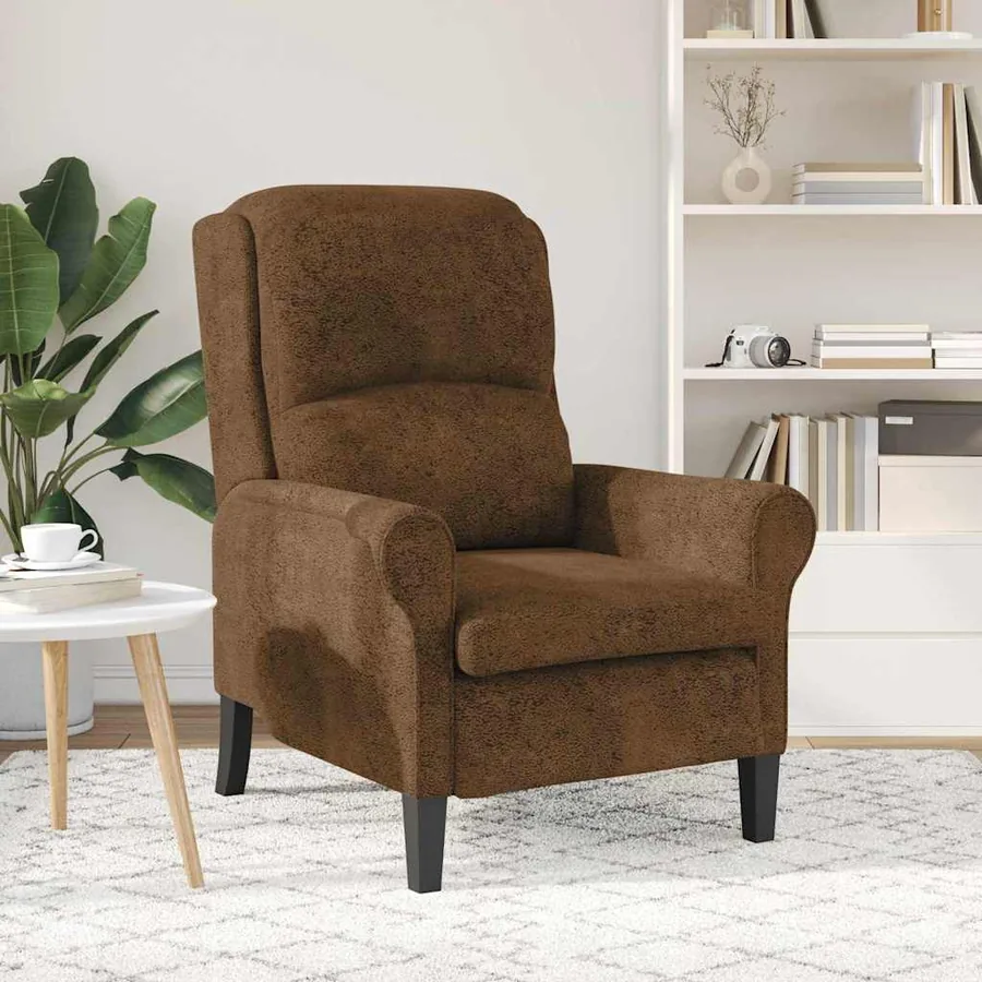 fauteuil Marron Simili cuir - 3
