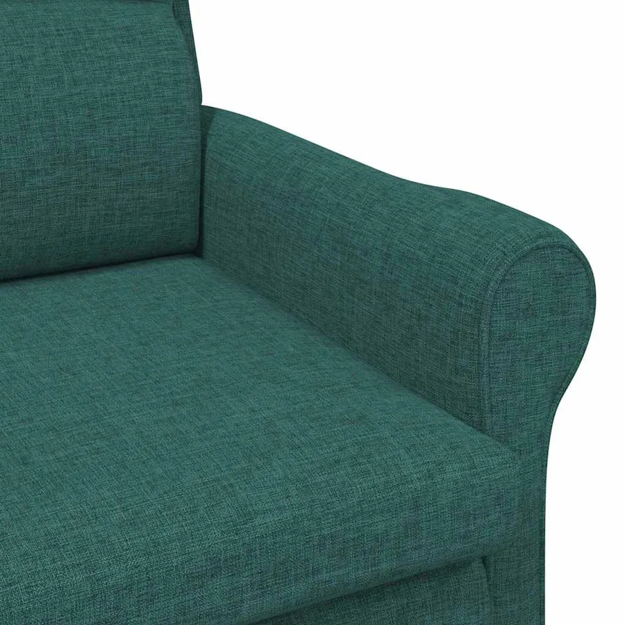 fauteuil Vert foncé tissu - 7