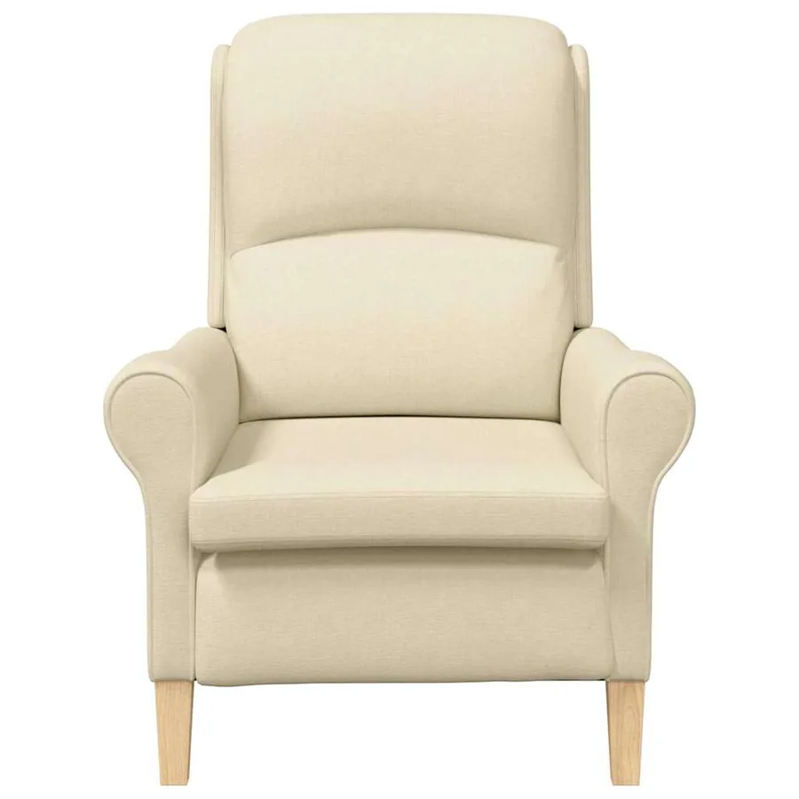 fauteuil Crème tissu - 4