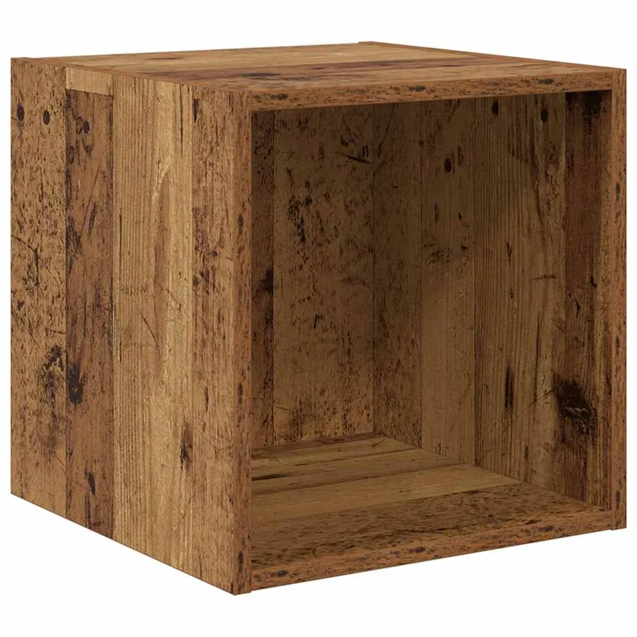 Ensemble de meubles TV 2 pcs Bois Ancien Bois d'ingénierie - 5