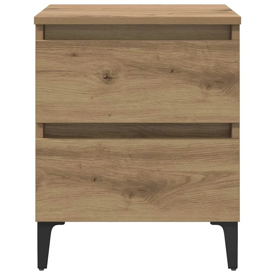 Cabinet de chevet Chêne artisanal 40 x 35 x 50 cm - 6
