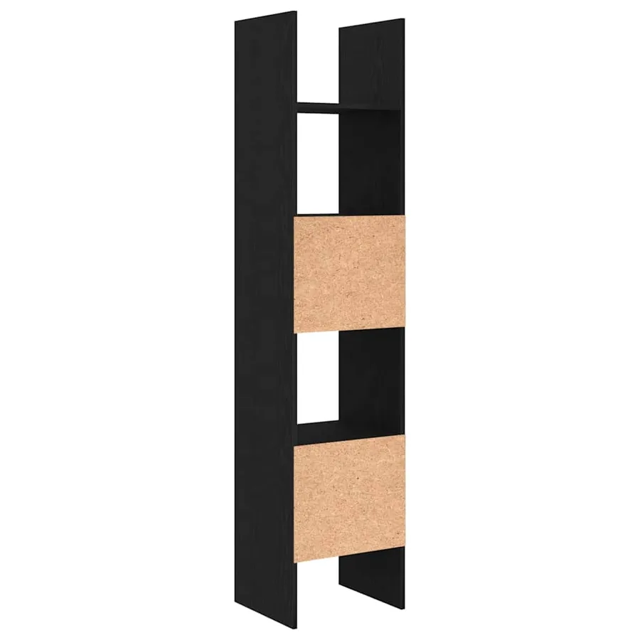 Bibliothèque Chêne noir 40 x 35 x 180 cm Bois d'ingénierie - 7