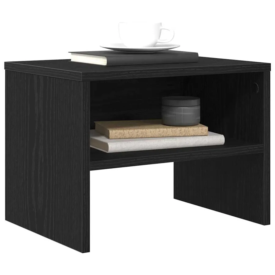 Cabinet de chevet 2 pcs Chêne noir 40 x 40 x 30 cm - 3