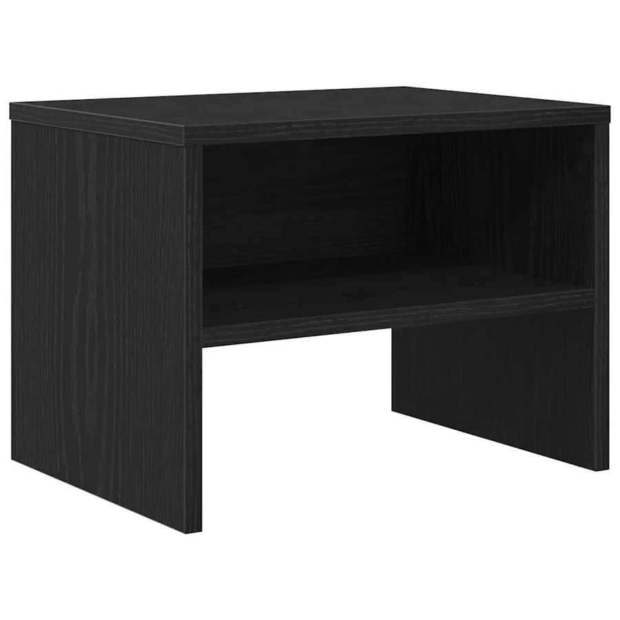 Cabinet de chevet 2 pcs Chêne noir 40 x 40 x 30 cm - 5