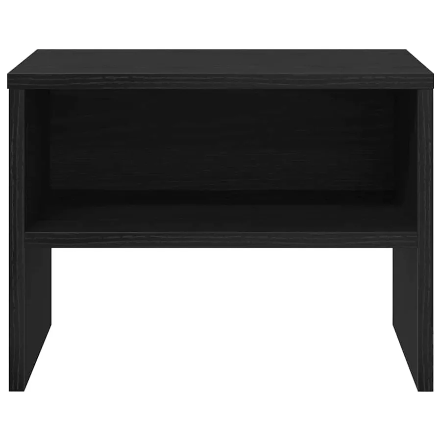 Cabinet de chevet 2 pcs Chêne noir 40 x 40 x 30 cm - 6