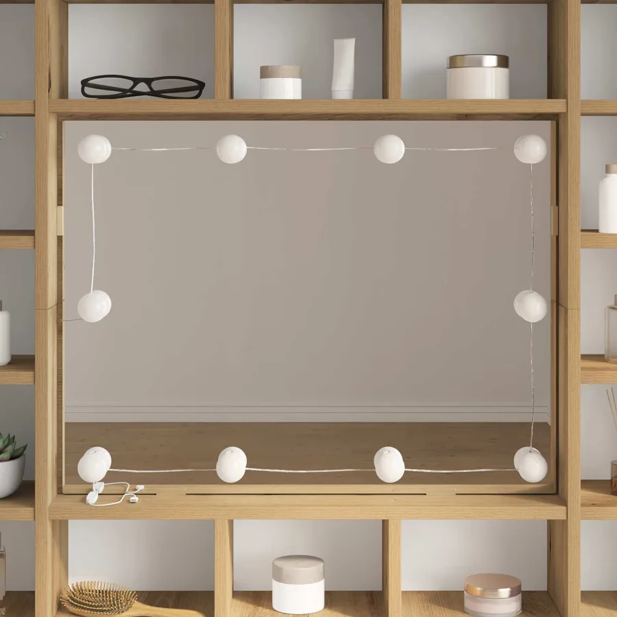 Lampes miroir Blanc 4,5 x 4,5 x 4,7 cm Plastique - 4