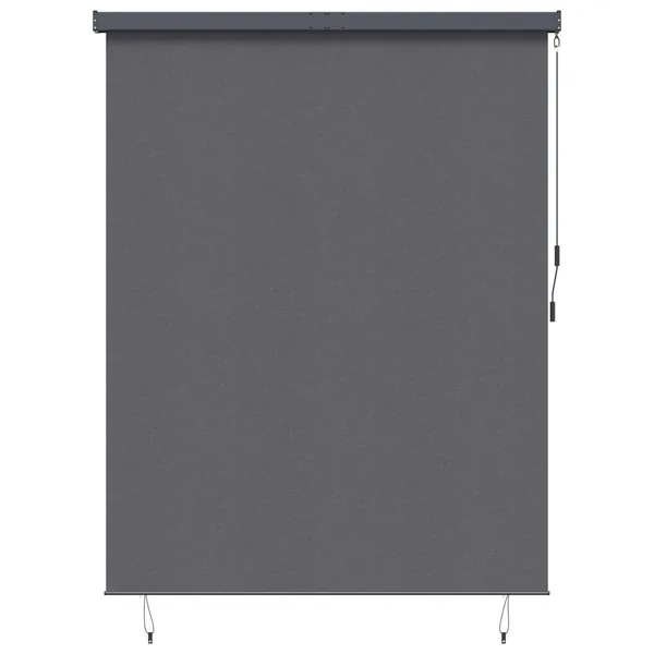 Store enrouleur Anthracite 220 x 250 cm Tissu et Aluminium