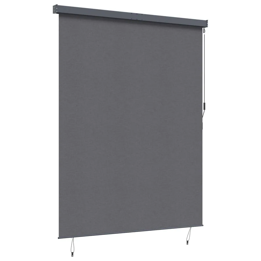 Store enrouleur Anthracite 220 x 250 cm Tissu et Aluminium - 2