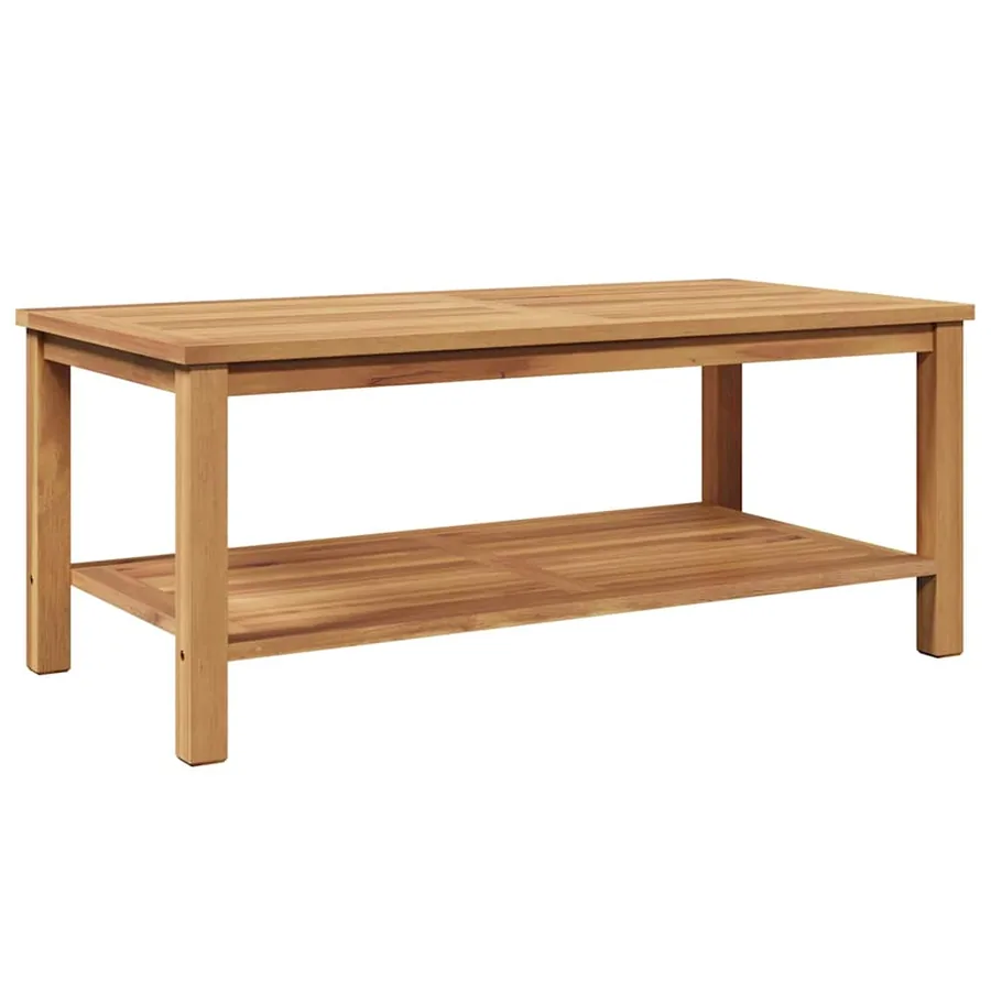 Table basse Marron 110 x 55 x 45 cm Bois de teck massif - 2