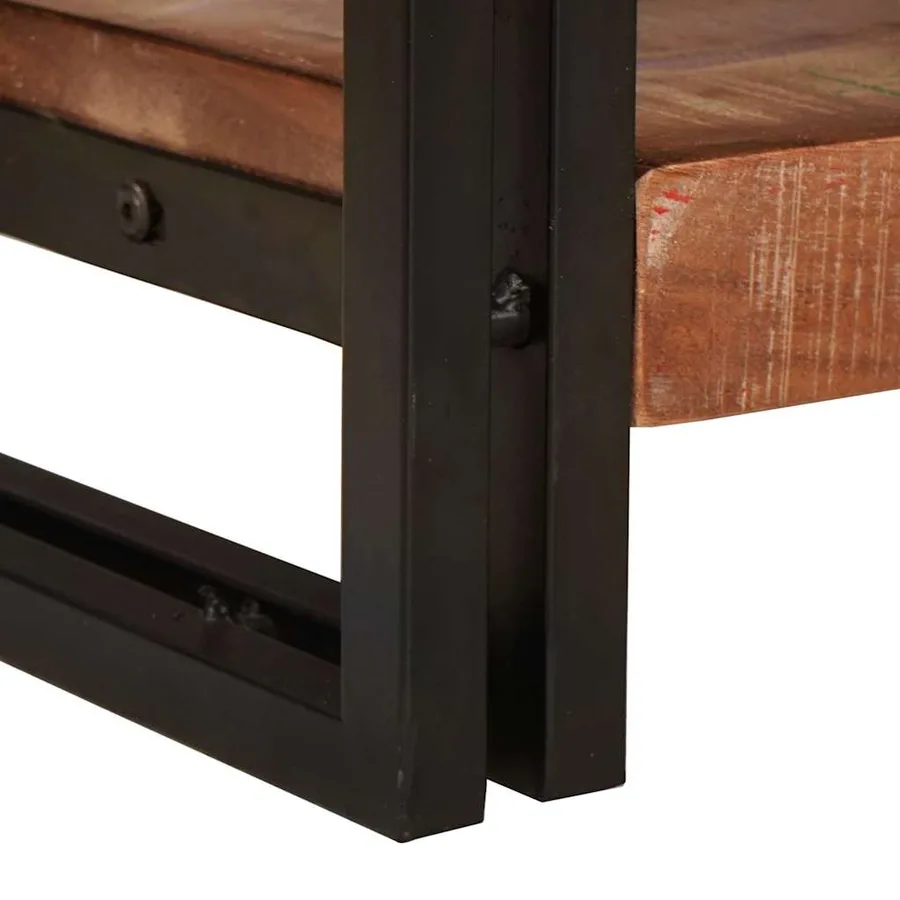 Tables console 2 pcs Multicolore Bois Recyclé Solide - 10