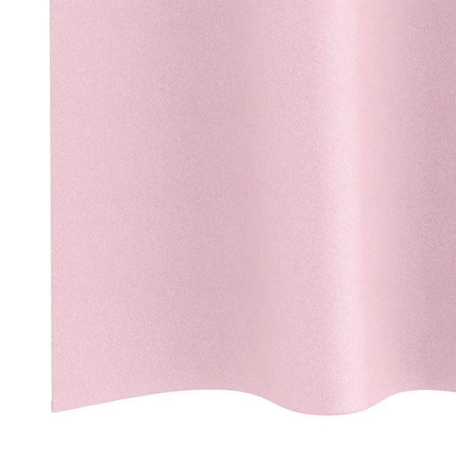 Rideaux occultants avec anneaux 2 pcs Rose bébé 225 x 140 cm - 6