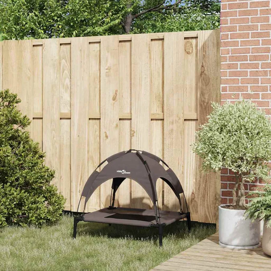 Lit pour Chien Marron 76 x 62 x 70,5 cm Acier - 3