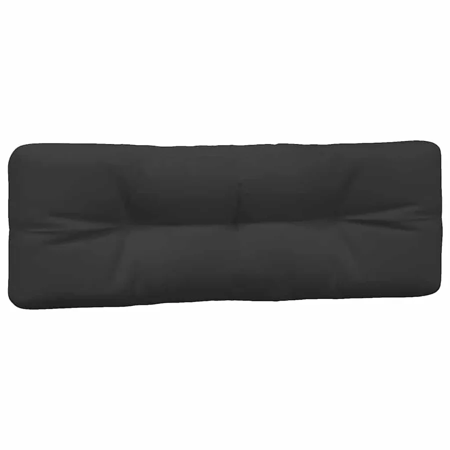 Coussins de palette lot de 7 noir tissu - 4