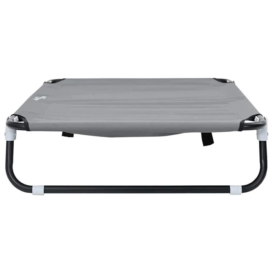 Lit pour Chien Gris clair 90 x 55 x 18 cm Acier - 5