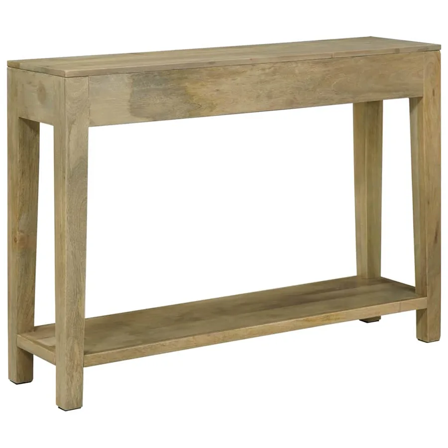 Table console avec tiroir Gris naturel 110 x 30 x 80 cm - 7
