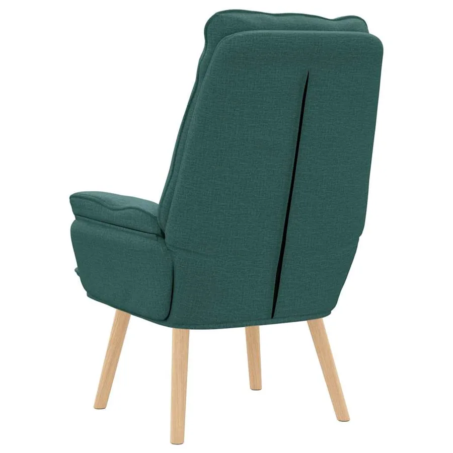 fauteuil Vert foncé 69 x 74 x 93 cm Tissu et Contreplaqué - 6