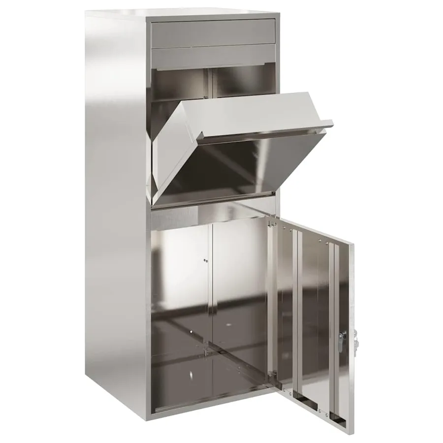 Boîte de dépôt de colis avec stockage Argenté 47,5 x 38 x 59 cm - 4