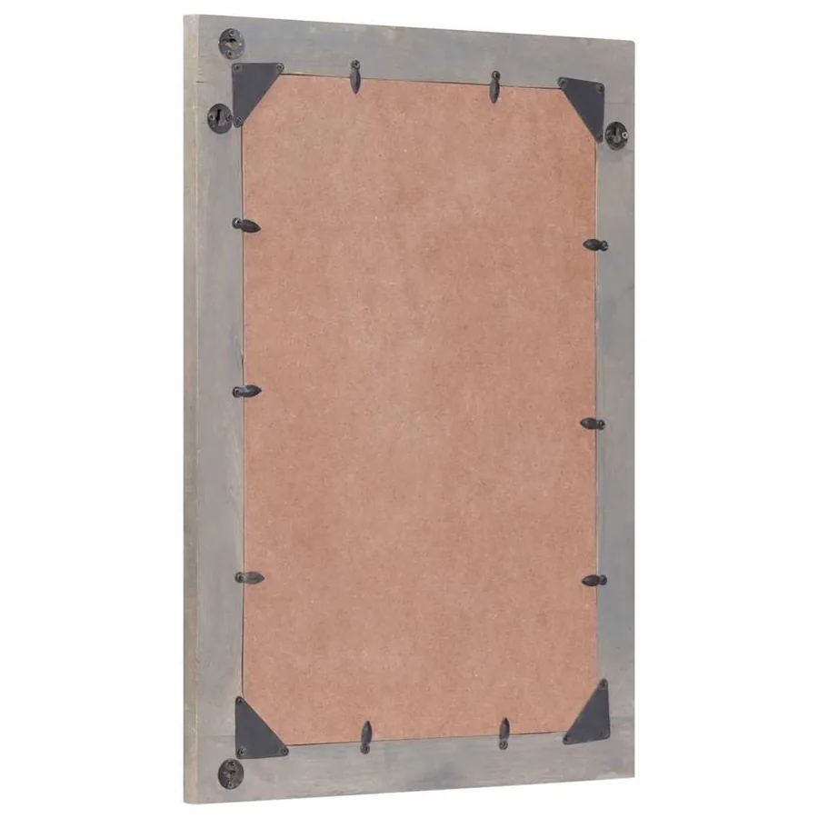 Miroir de salle de bain avec miroir Gris 70 x 50 x 2,5 cm - 3