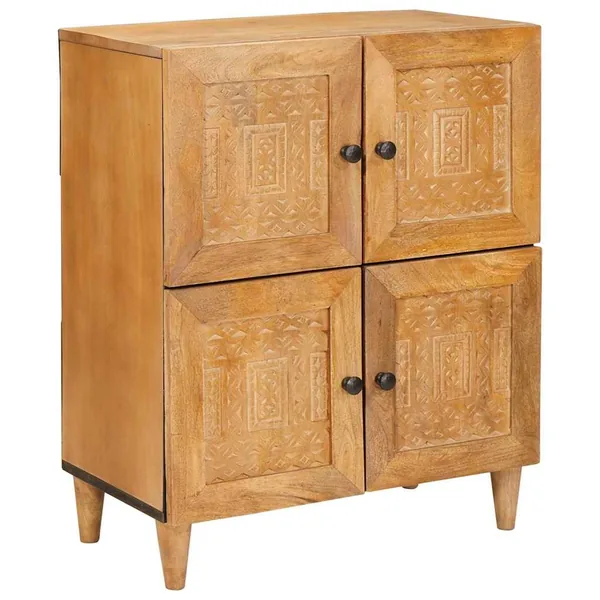 Buffet 60 x 33 x 75 cm Bois de mangue massif