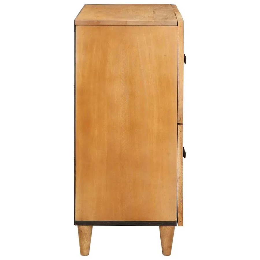 Buffet 60 x 33 x 75 cm Bois de mangue massif - 4