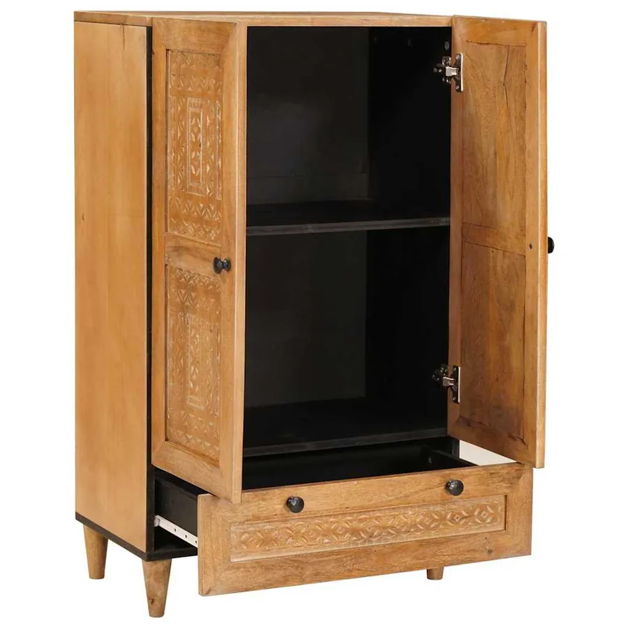 Haut Armoire Marron clair 60 x 33 x 100 cm - 2