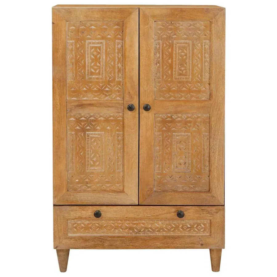 Haut Armoire Marron clair 60 x 33 x 100 cm - 3