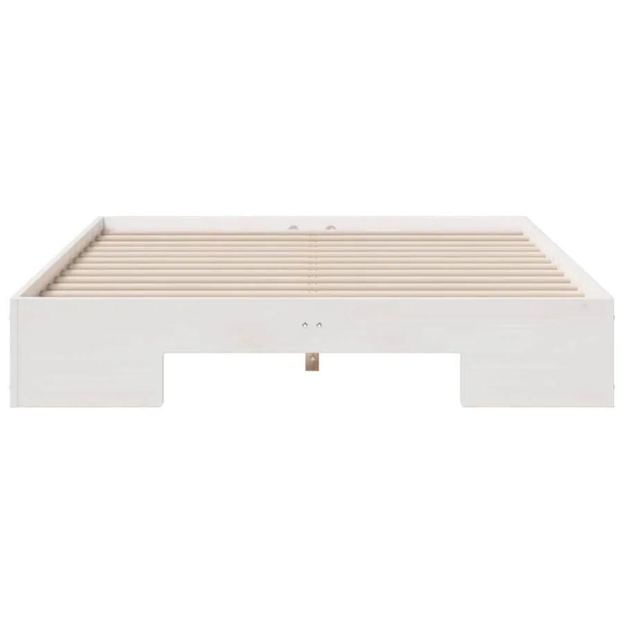 Cadre de lit Blanc 120 x 190 cm - 5