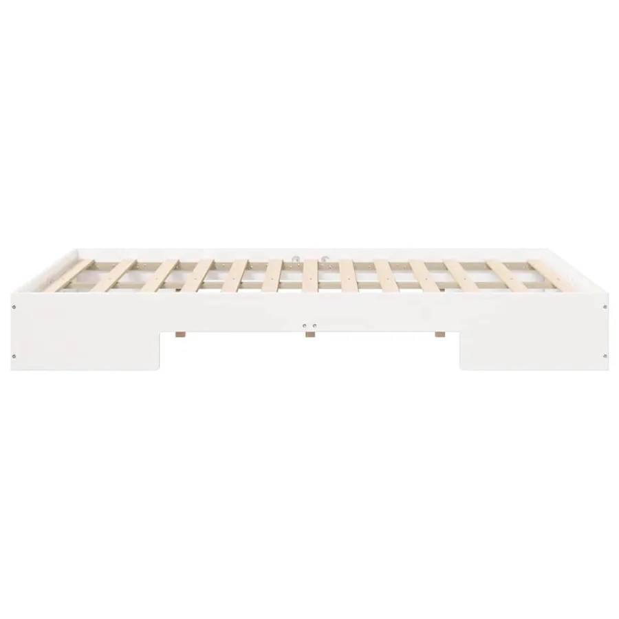 Cadre de lit Blanc 120 x 190 cm - 6