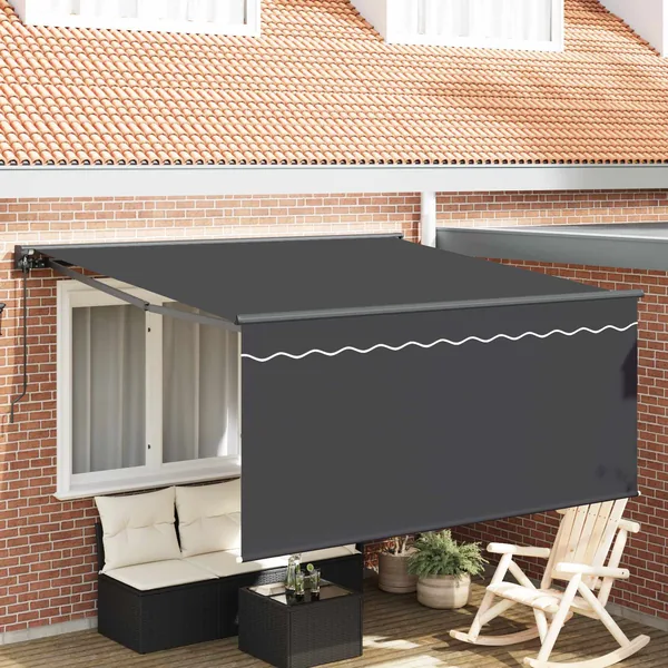 Auvent Rétractable Anthracite 300 x 250 cm