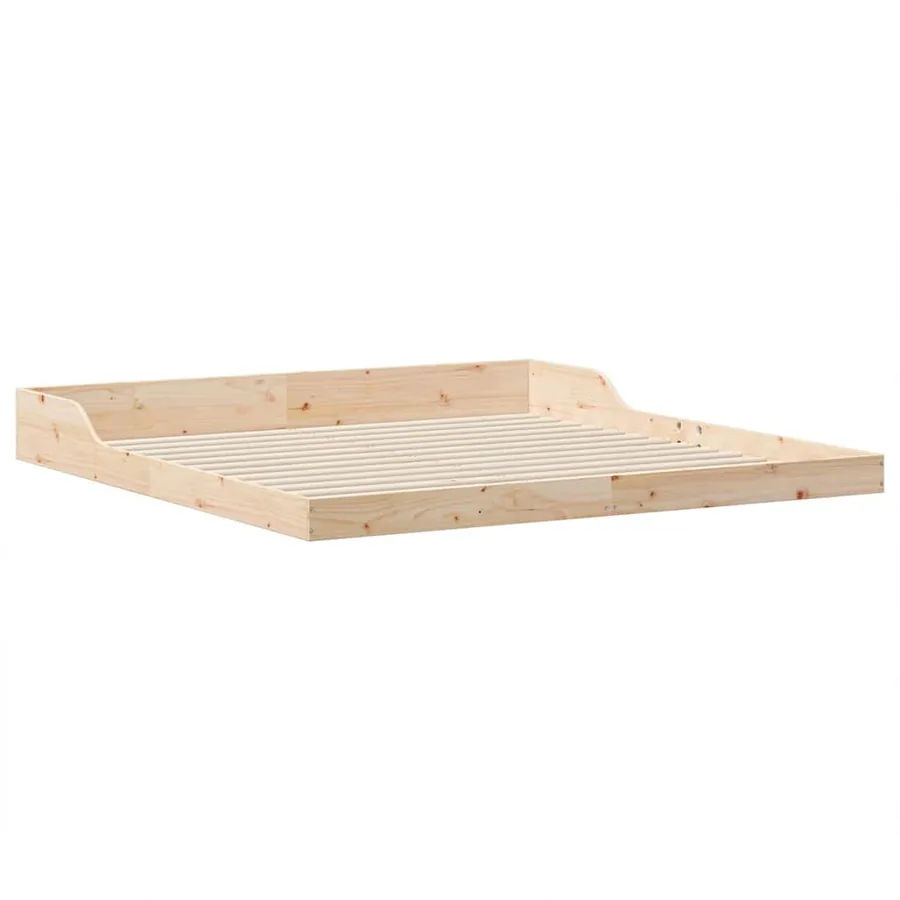 Cadre de lit Marron 180 x 210 cm Pin massif - 4
