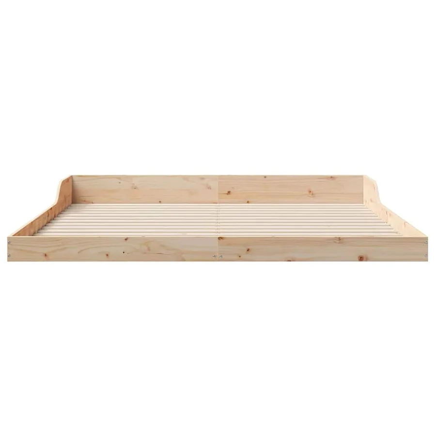 Cadre de lit Marron 180 x 210 cm Pin massif - 5
