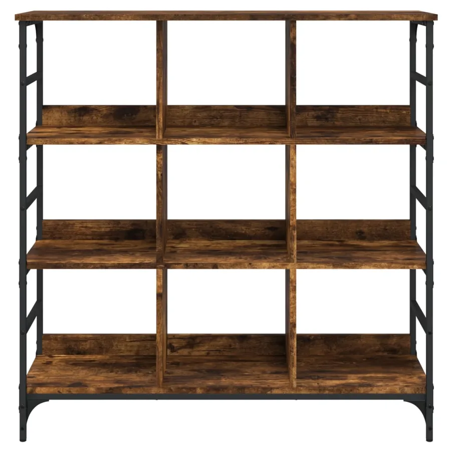 Buffet chêne fumé 102x32x103,5 cm bois d'ingénierie - 4
