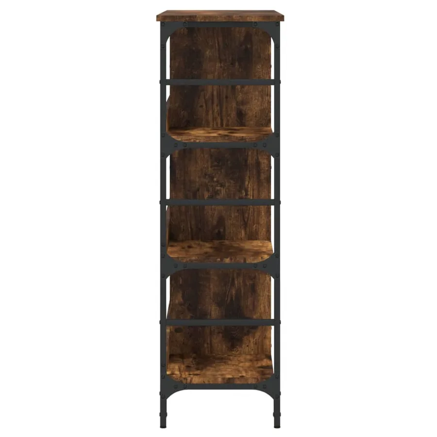 Buffet chêne fumé 102x32x103,5 cm bois d'ingénierie - 5