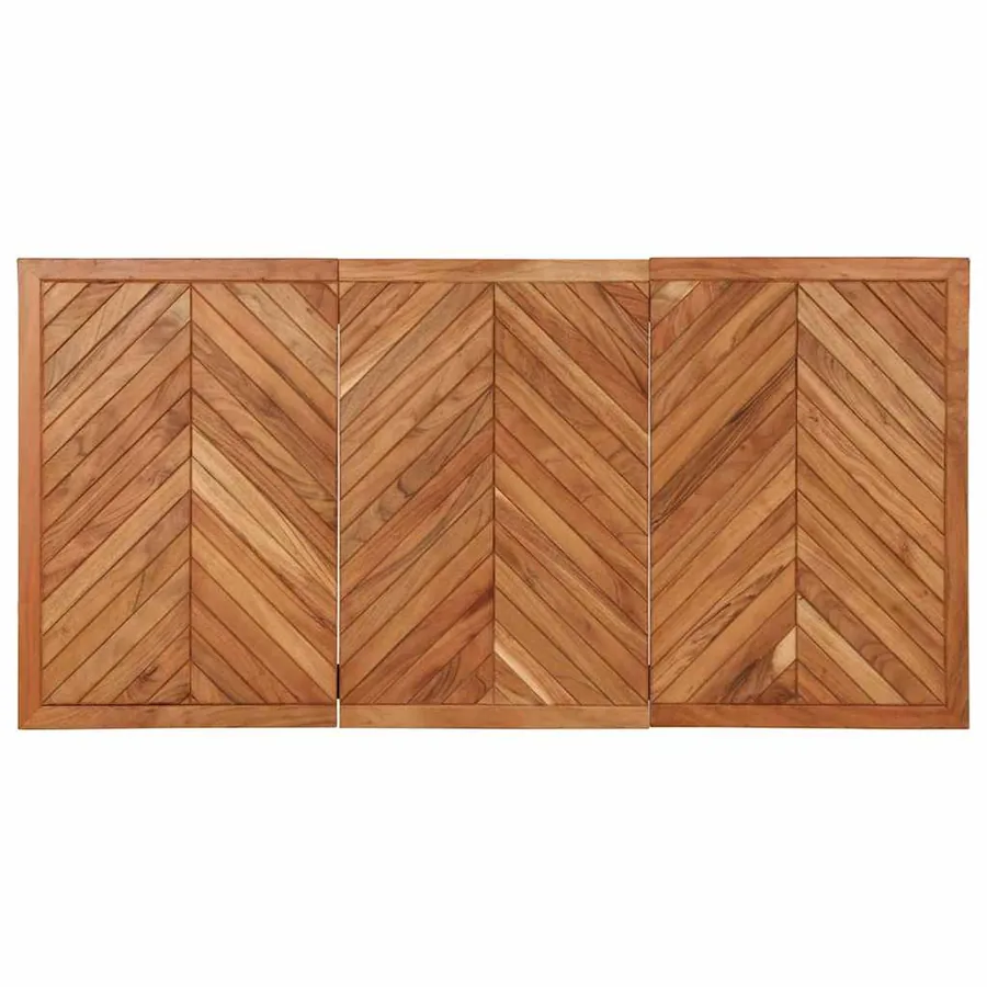 Table à manger 160x80x75 cm bois massif d'acacia - 4