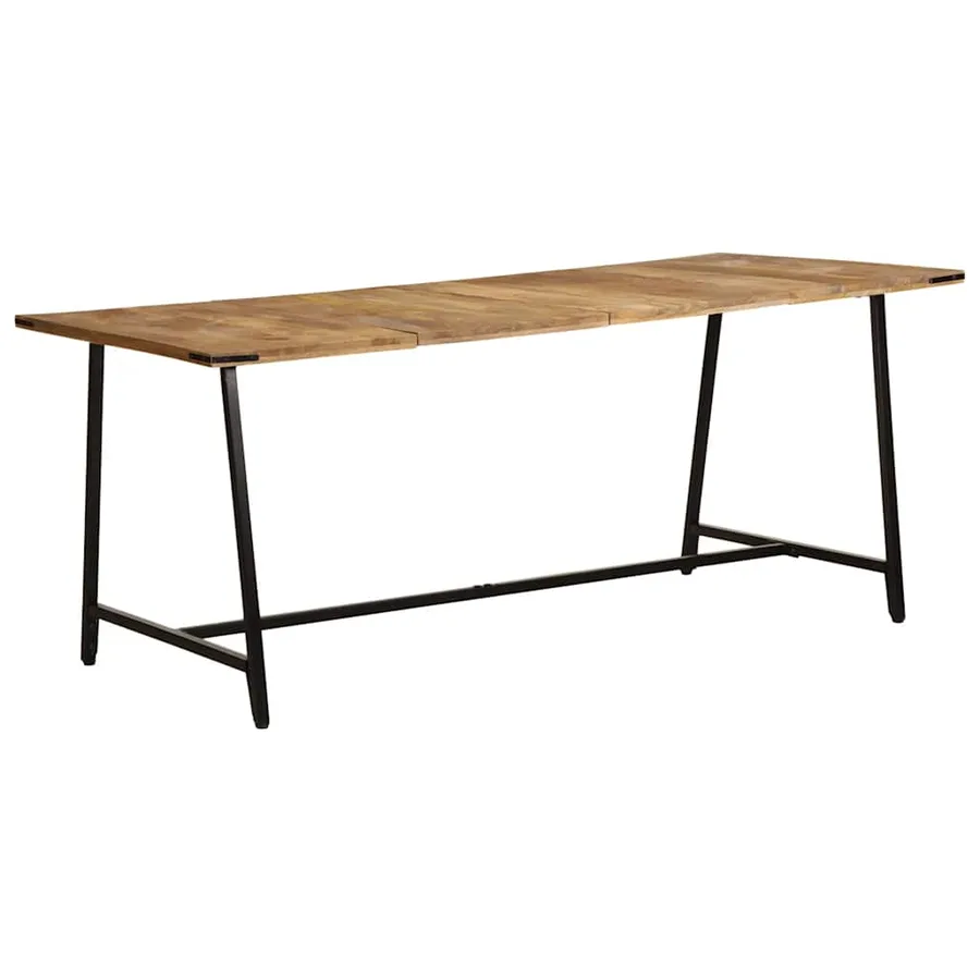 Table à dîner 180x90x75 cm bois de manguier massif - 10