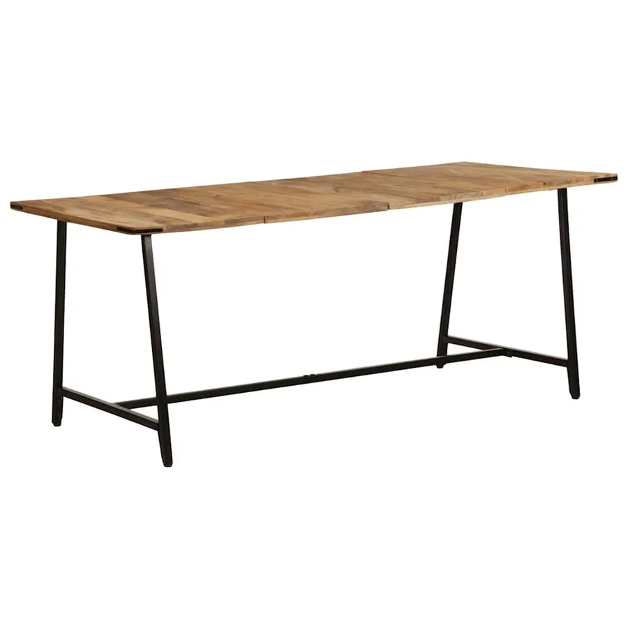Table à dîner 180x90x75 cm bois de manguier massif - 11