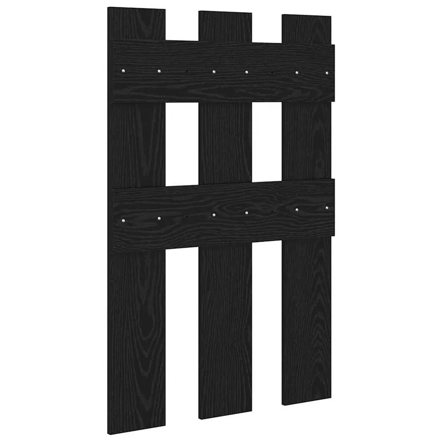Porte-manteau mural Montage mural Chêne noir 65 x 3 x 100 cm - 7