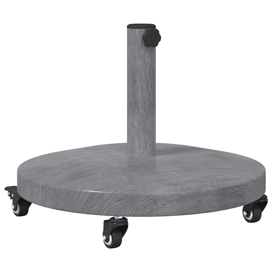 Pied de parasol Aspect Bois Gris Foncé 48 x 48 x 32 cm - 2