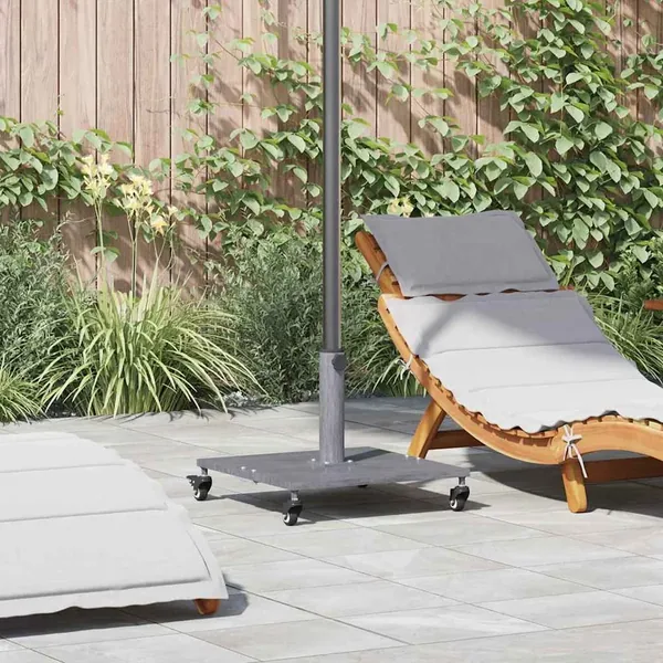 Pied de parasol Aspect Bois Gris Foncé 45 x 45 x 31,5 cm