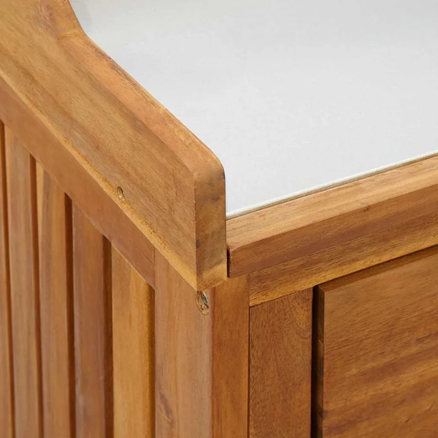 Armoire de jardin avec tiroir Naturel 78 x 36,5 x 78 cm - 9