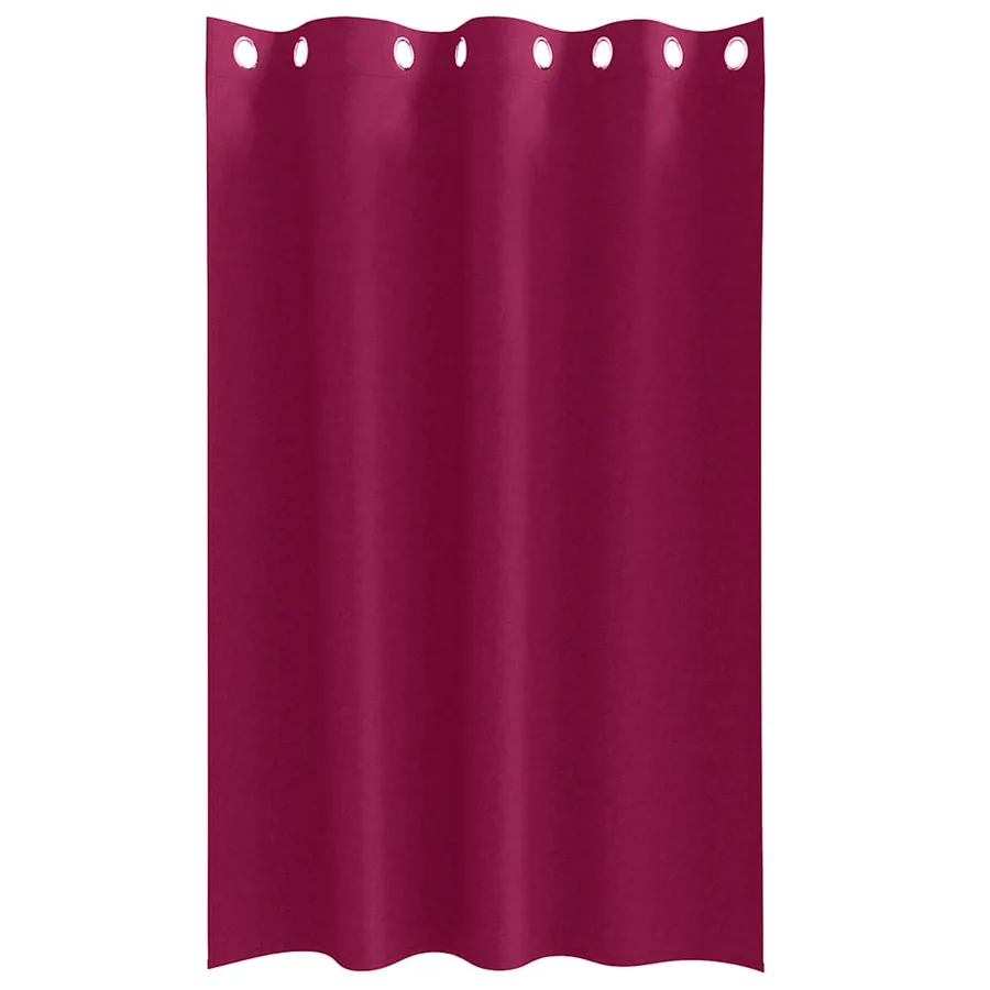 Rideaux occultants avec anneaux 2 pcs Bordeaux 175 x 140 cm - 4